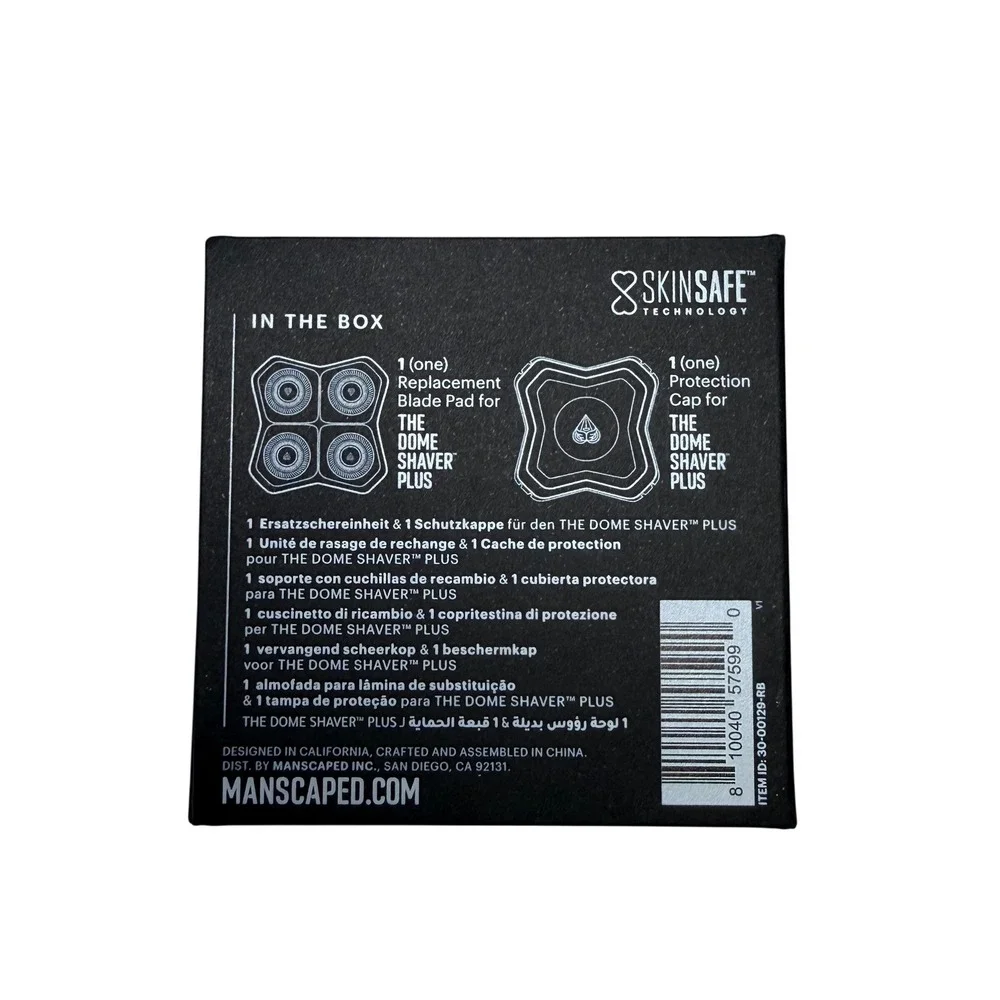 Manscaped Dome Shaver Plus Replacement Blade Pad Head SkinSafe New Sealed
